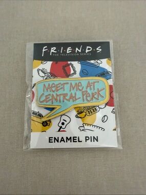 Friends Meet Me At Central Perk Enamel Pin - New